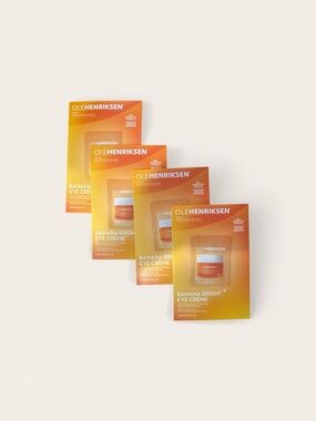 Ole Henriksen Banana Bright Eye Cream - Orange and Yellow Packaging